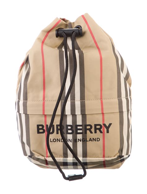 burberry logo striped bucket bag|Burberry bucket handbags models pictures.